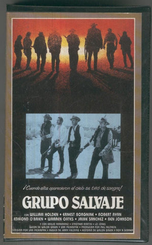 VHS Cine: GRUPO SALVAJE - Sam Peckinpak
