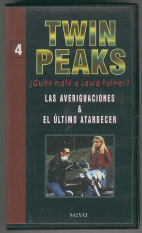 VHS SERIE: TWIN PEAKS No.04 - La Averiguaciones y El Ultimo Atardecer (SALVAT)