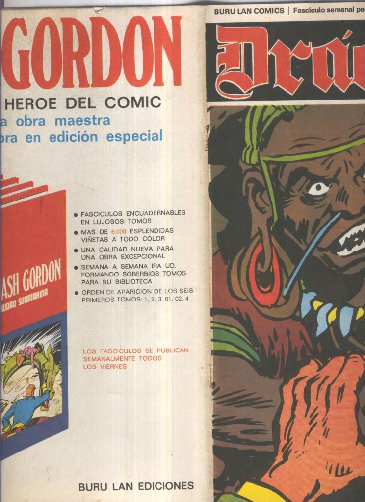 Burulan: Dracula Delta 99 numero 29: Las ratas (numerado 3 trasera)