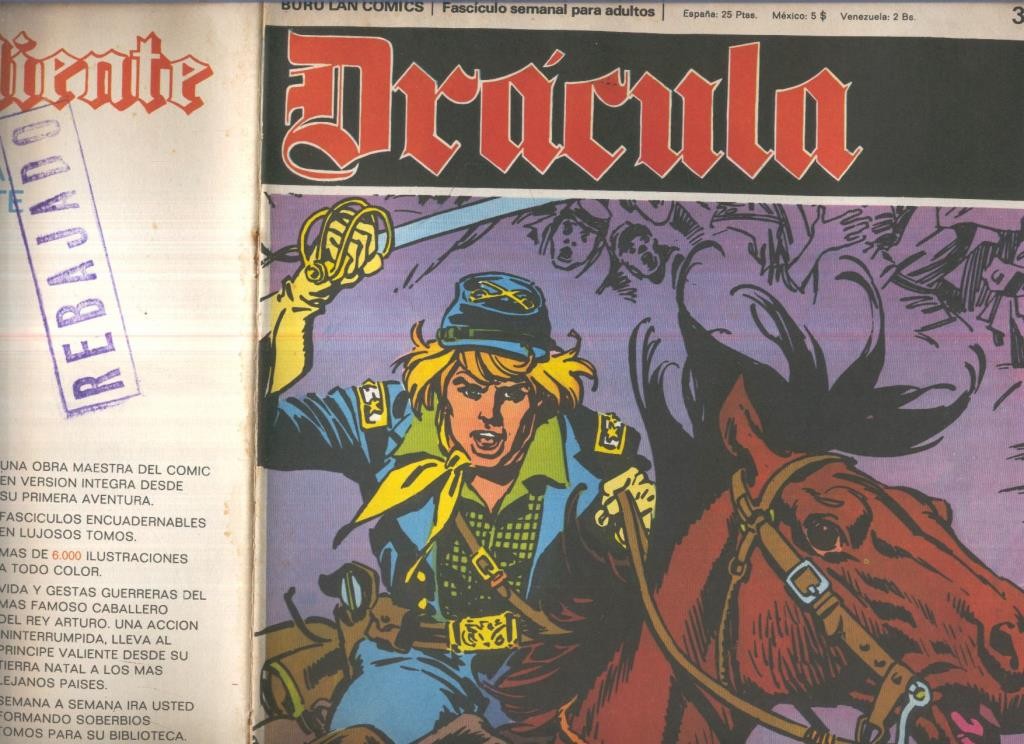 Burulan: Dracula Delta 99 numero 32: La batalla de Gettisburg (numerado 2 trasera)