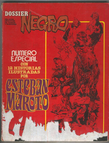 Dossier Negro extra Esteban Maroto (mal estado cubierta segun imagen)