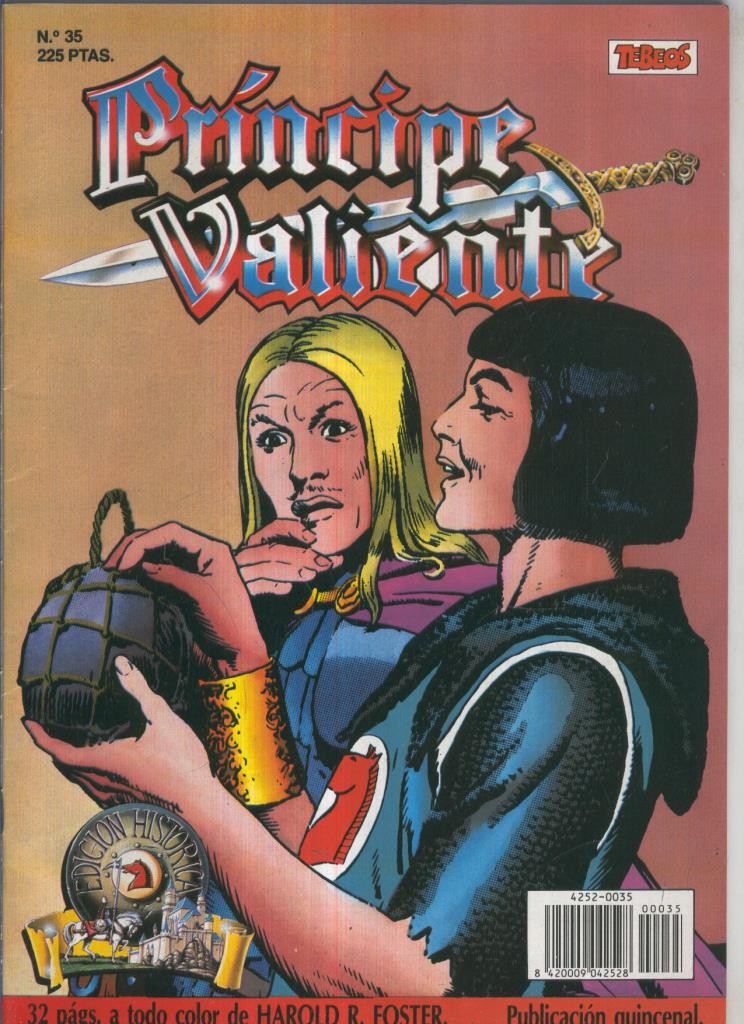 El Principe Valiente de Ediciones B numero 35