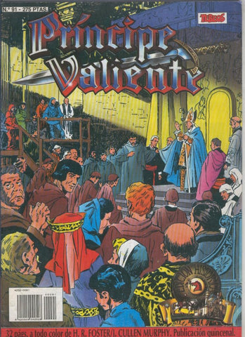 El Principe Valiente de Ediciones B numero 91 (ultimo numero publicado)