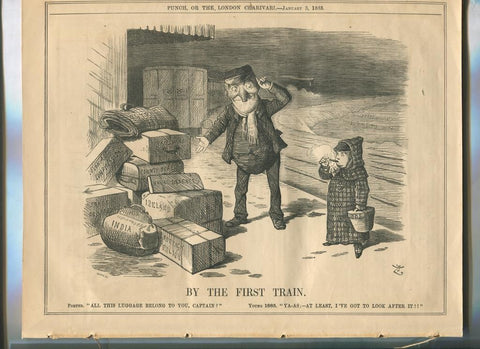 Punch semanario humor ingles de 1885: juego 12 paginas semana 03.01.1885