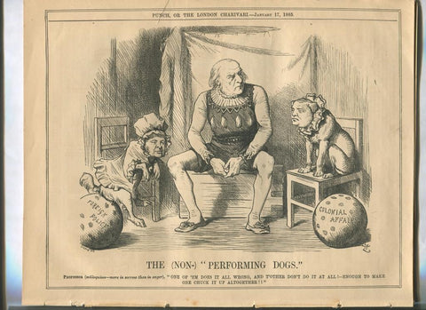 Punch semanario humor ingles de 1885: juego 12 paginas semana 17.01.1885