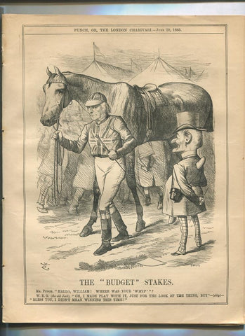 Punch semanario humor ingles de 1885: juego 12 paginas semana 20.06.1885