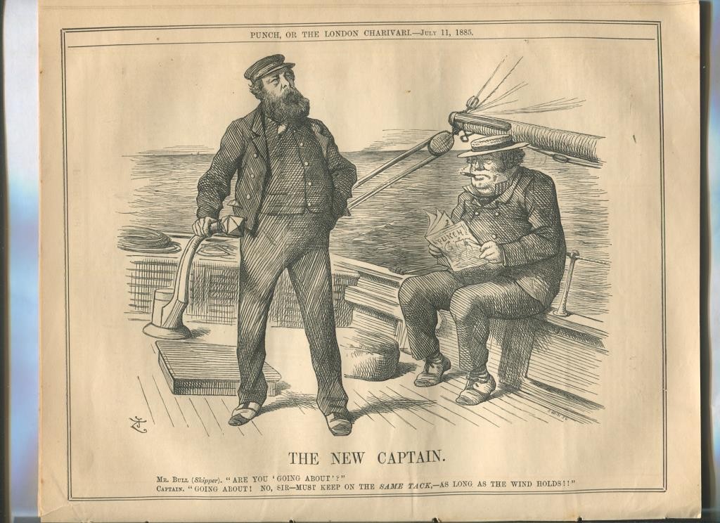 Punch semanario humor ingles de 1885: juego 12 paginas semana 11.07.1885