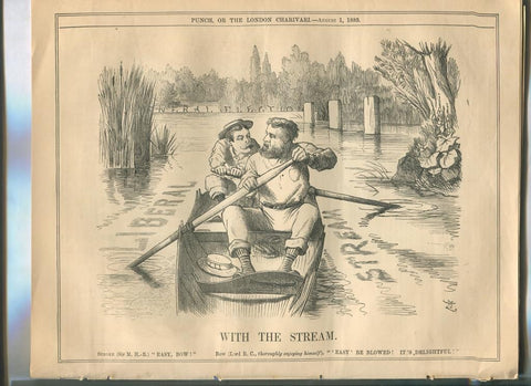 Punch semanario humor ingles de 1885: juego 12 paginas semana 01.08.1885