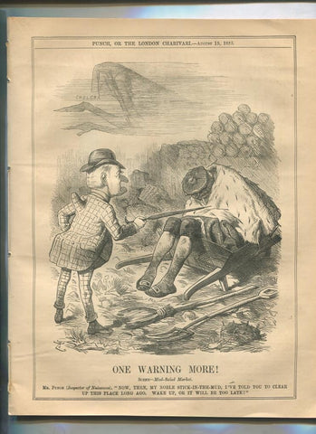 Punch semanario humor ingles de 1885: juego 12 paginas semana 15.08.1885