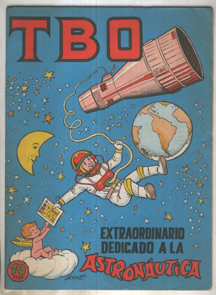 TBO extra 10 pts: Astronautica (numerado 1 en trasera)