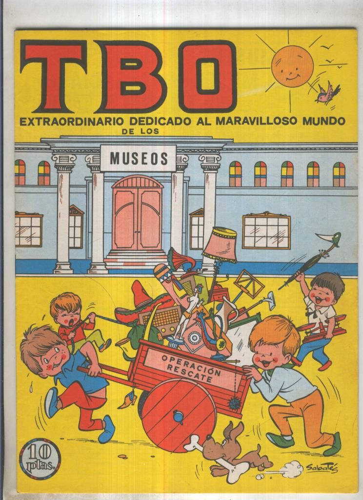 TBO extra 10 pts: Maravilloso mundo de los museos (numerado 1 en trasera)