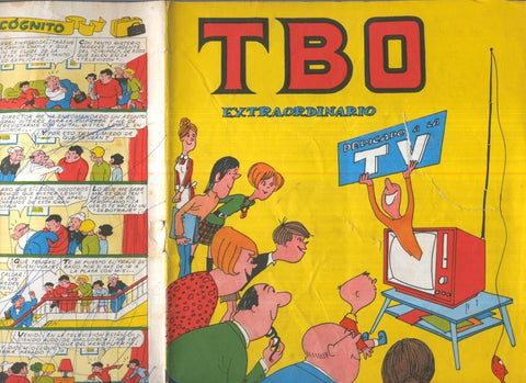 TBO extra 10 pts: TV (numerado 2 en trasera) (cubierta con una raja)
