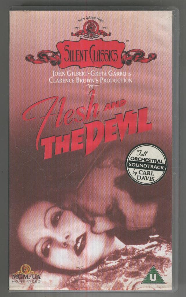 VHS Cine: FLESH AND THE DEVIL - Silent Classic MGM