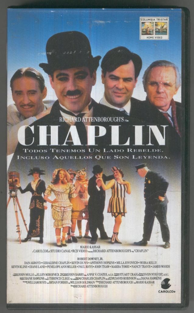 VHS Cine: CHAPLIN - Richard Attenborough