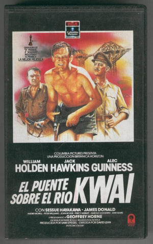 VHS Cine: EL PUENTE SOBRE EL RIO KWAI - David Lean