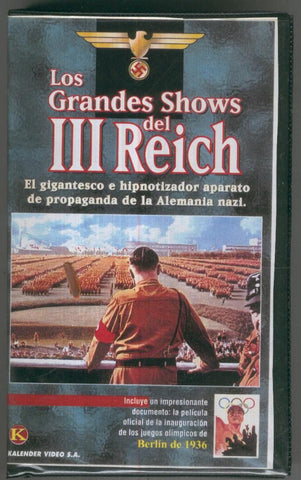 VHS Documental: LOS GRANDES SHOWS DEL III REICH - Kalender Video