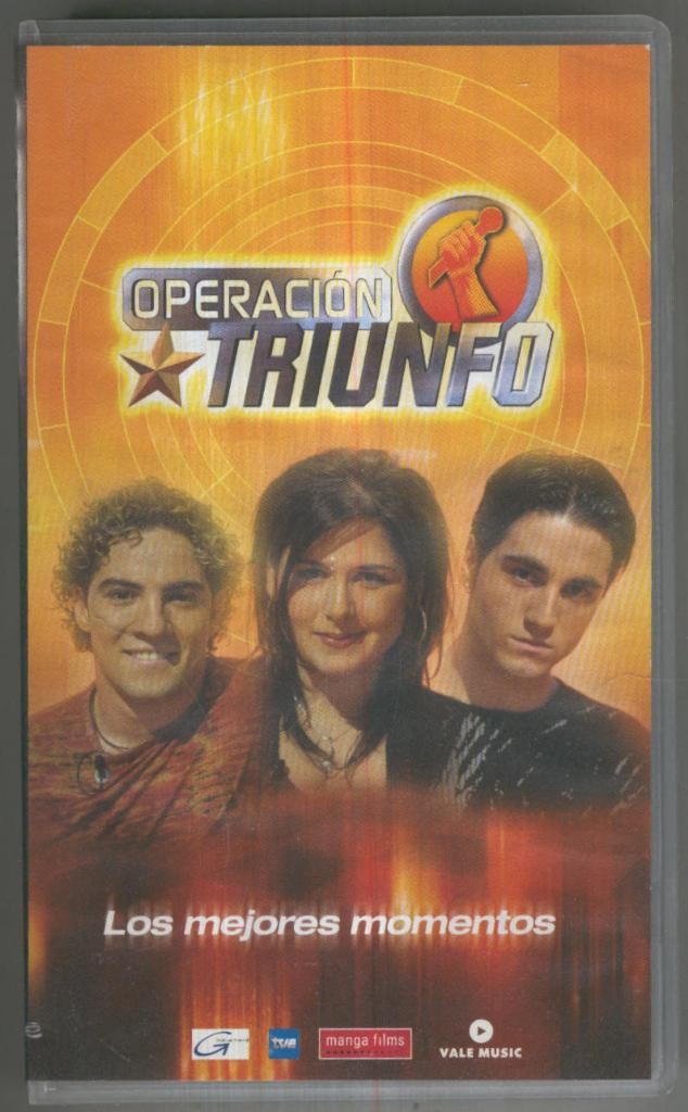 VHS Documental: OPERACION TRIUNFO 1 - Los Mejores Momentos
