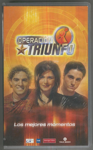 VHS Documental: OPERACION TRIUNFO 1 - Los Mejores Momentos