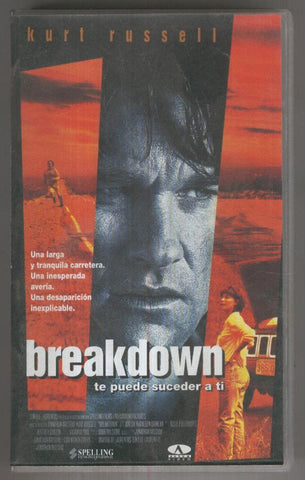 VHS Documental: BREAKDOWN - Te puede Suceder a ti - Dino De Laurentis