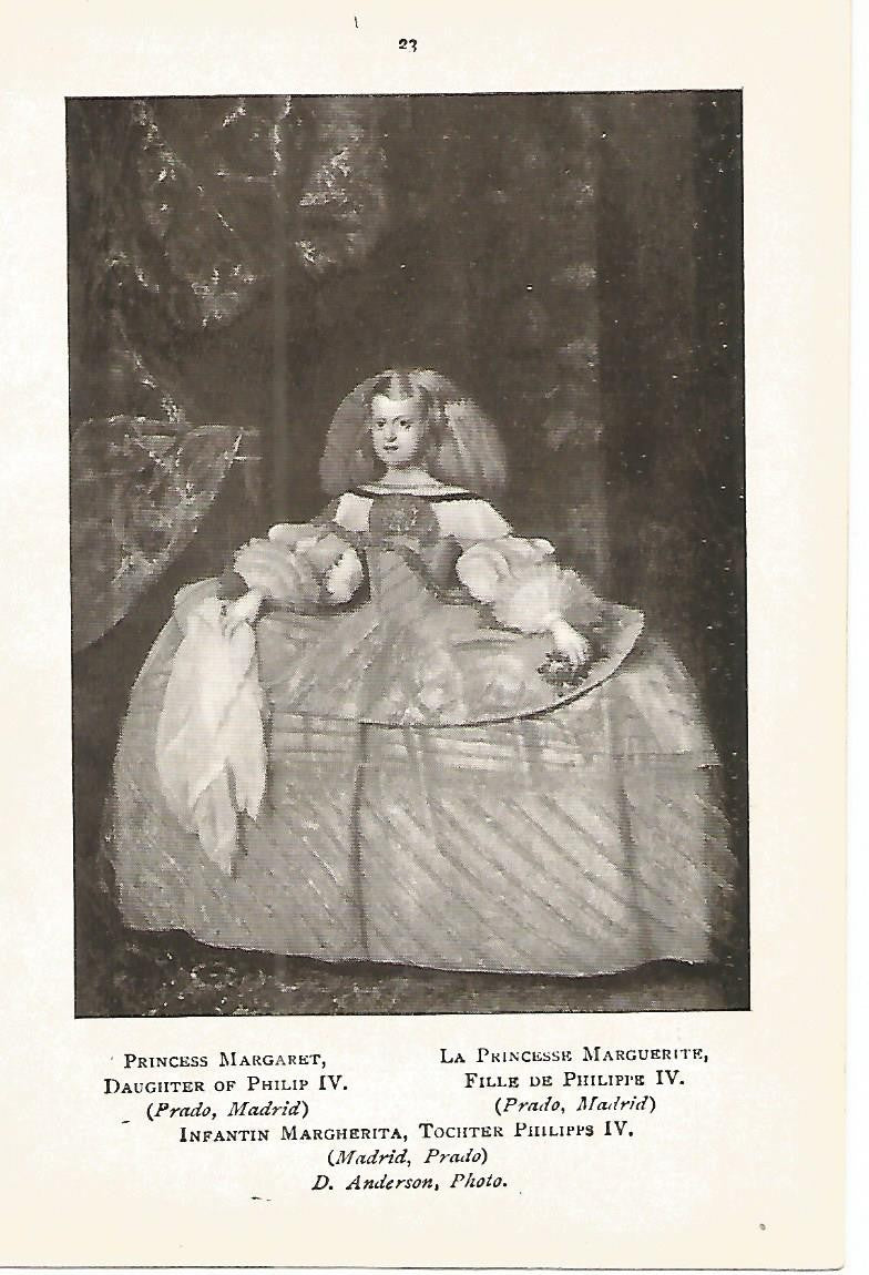 Lamina 011: VELAZQUEZ Infanta Margarita hermana de Felipe IV