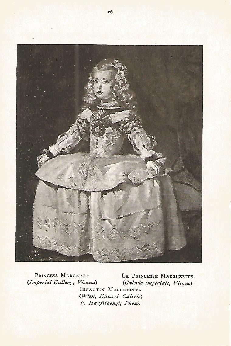 Lamina 012: VELAZQUEZ Infanta Margarita hermana de Felipe IV