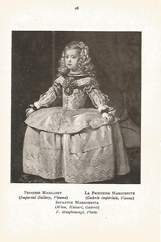 Lamina 012: VELAZQUEZ Infanta Margarita hermana de Felipe IV