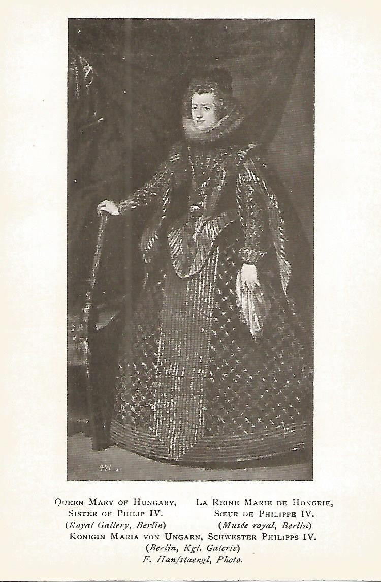 Lamina 013: VELAZQUEZ Reina Maria de Hungria hermana de Felipe IV