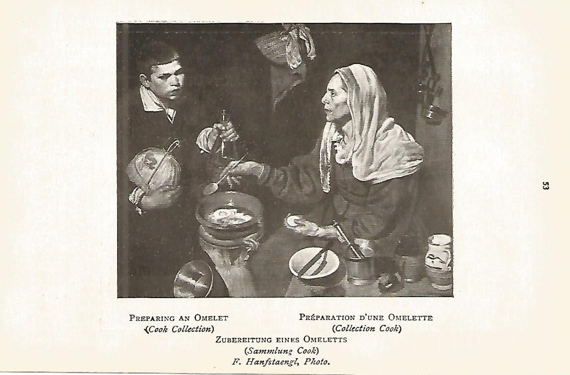 Lamina 026: VELAZQUEZ Vieja cocinando huevos