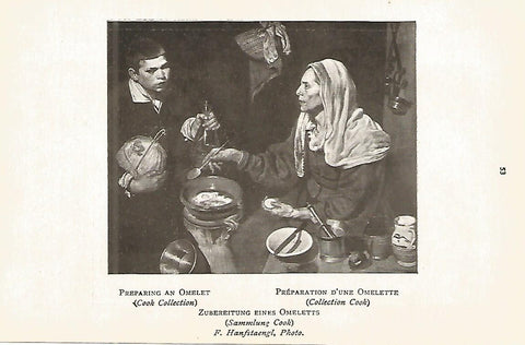 Lamina 026: VELAZQUEZ Vieja cocinando huevos