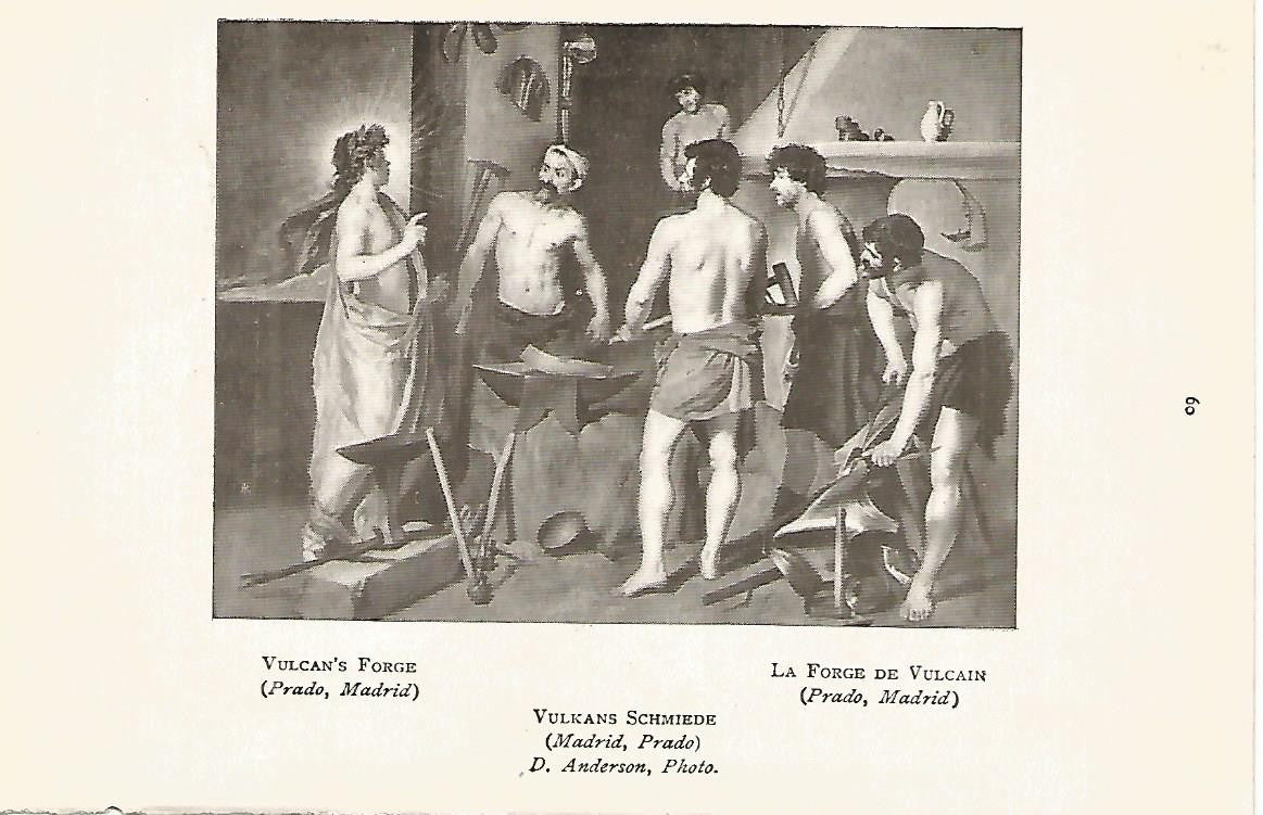 Lamina 029: VELAZQUEZ La fragua de Vulcano