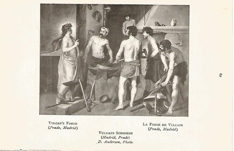 Lamina 029: VELAZQUEZ La fragua de Vulcano