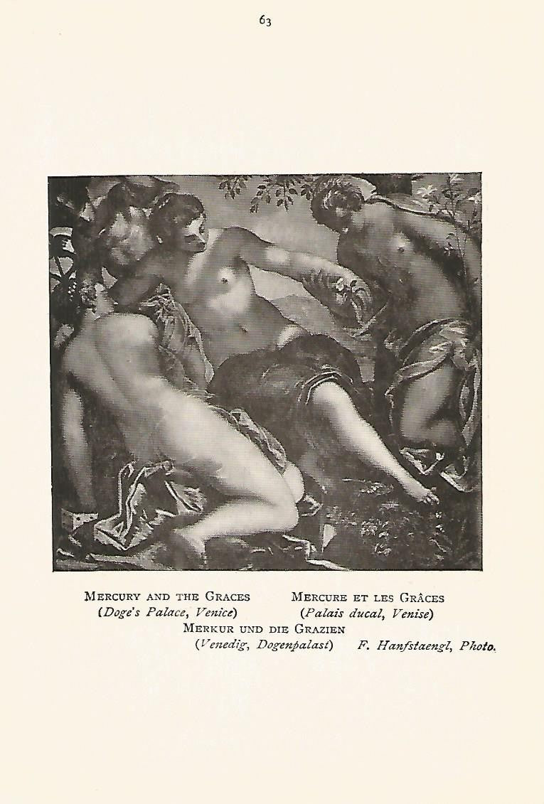 Lamina 062: TINTORETTO. Mercurio y las Gracias