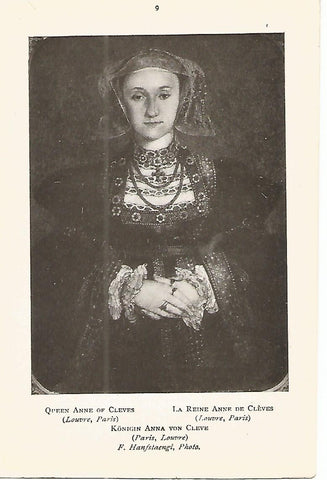 Lamina 066: HOLBEIN. Reina Ana de Cleves