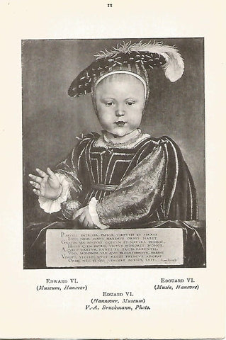 Lamina 067: HOLBEIN. Eduardo VI