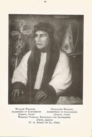 Lamina 068: HOLBEIN. William Warham Arzobispo de Canterbury