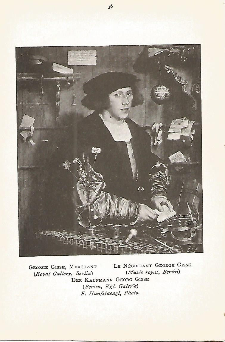 Lamina 079: HOLBEIN. George Gisse mercader