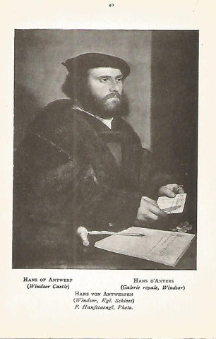 Lamina 081: HOLBEIN. Hans de Antwerp