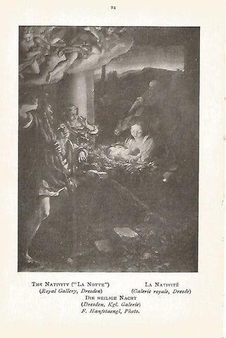 Lamina 104: CORREGGIO. La Natividad