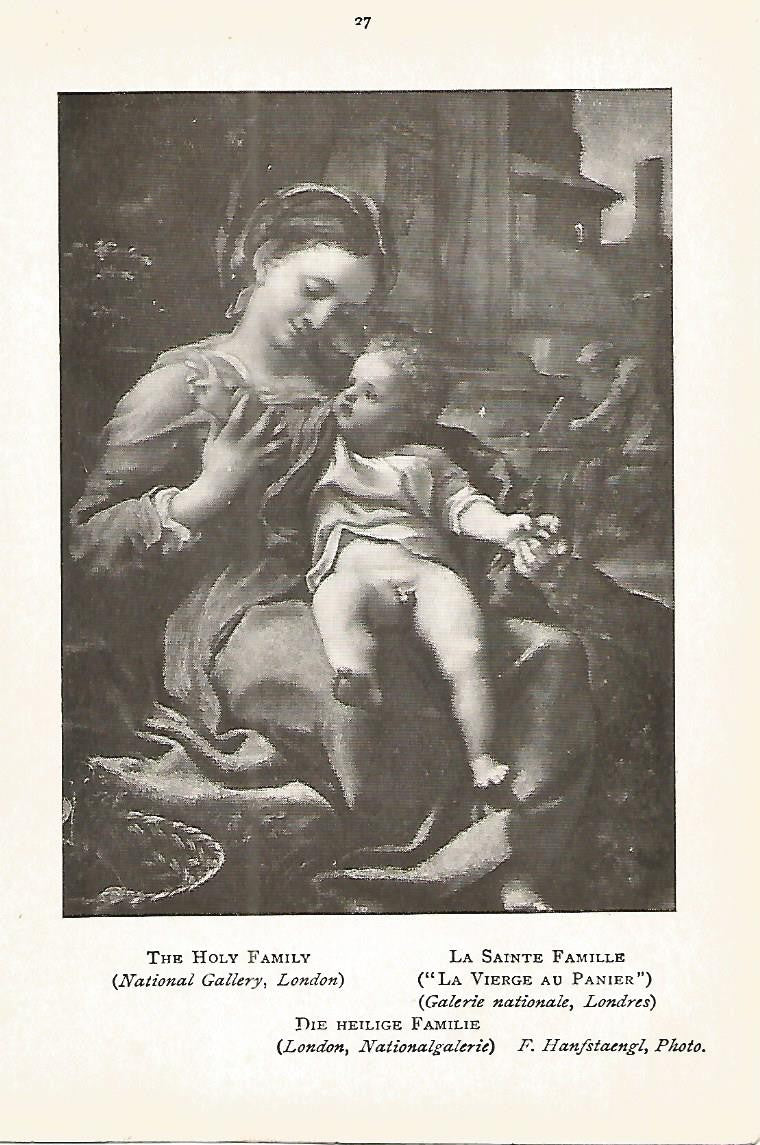 Lamina 106: CORREGGIO. La Sagrada Familia