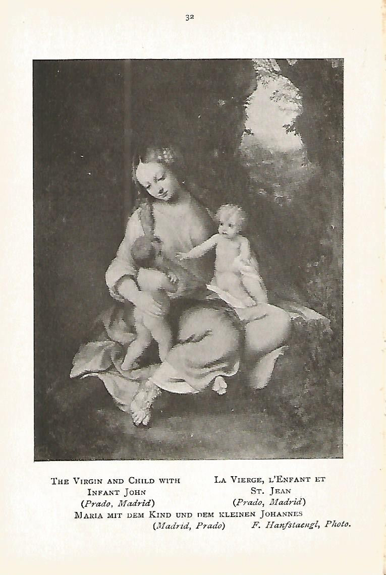 Lamina 108: CORREGGIO. La Virgen y el Niño con el niño Juan