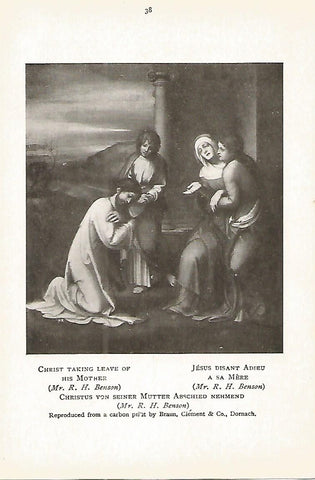 Lamina 111: CORREGGIO. Cristo diciendo adios a su madre
