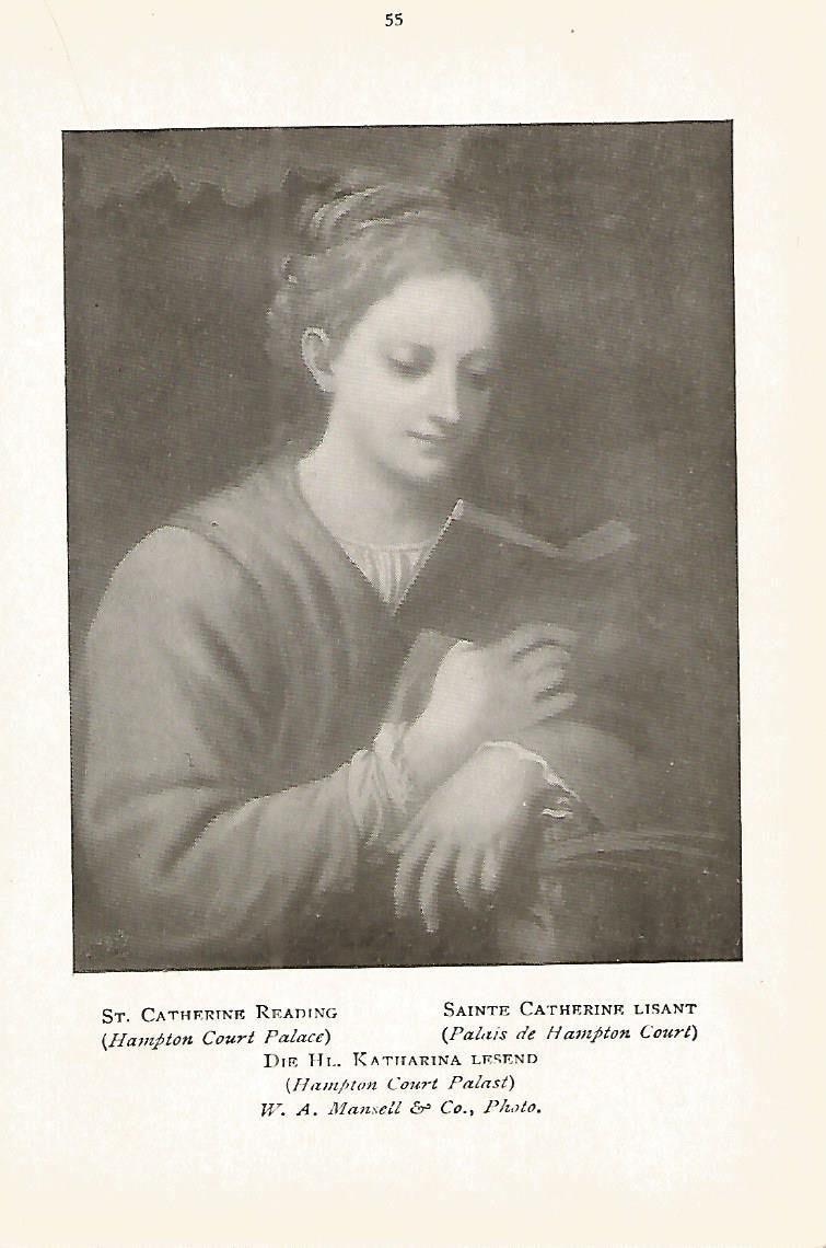 Lamina 120: CORREGGIO. Santa Catarina leyendo