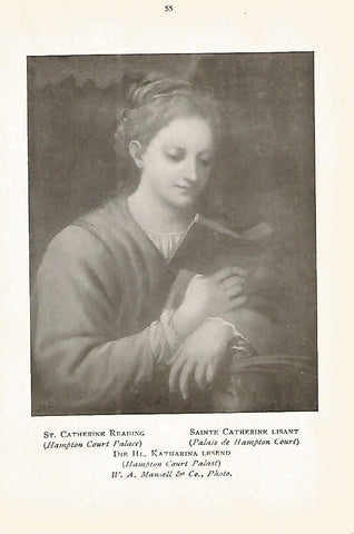 Lamina 120: CORREGGIO. Santa Catarina leyendo