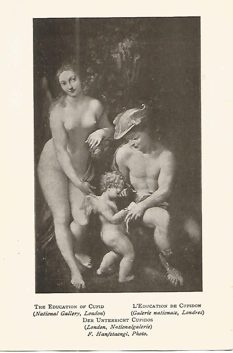 Lamina 123: CORREGGIO. La educacion de Cupido