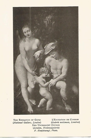 Lamina 123: CORREGGIO. La educacion de Cupido