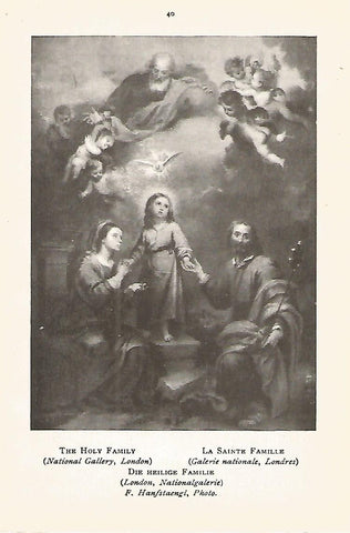 Lamina 143: MURILLO. La Sagrada Familia