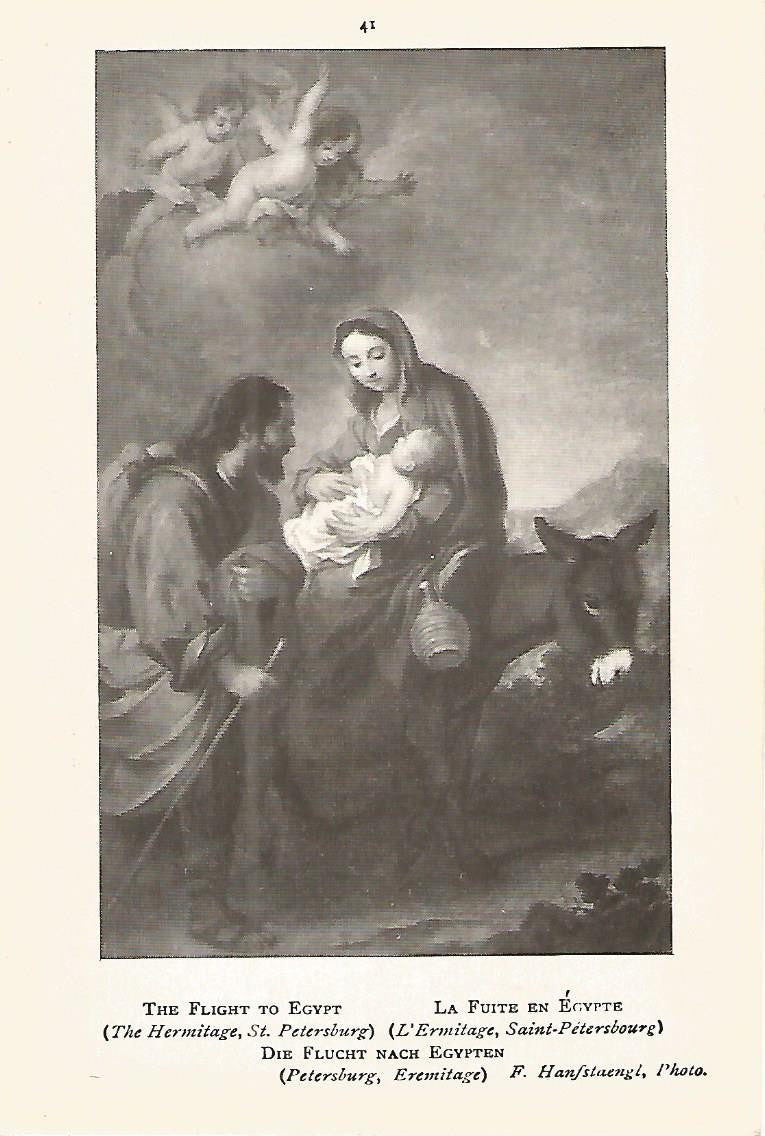 Lamina 144: MURILLO. La huida a Egipto
