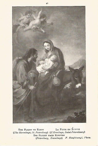 Lamina 144: MURILLO. La huida a Egipto