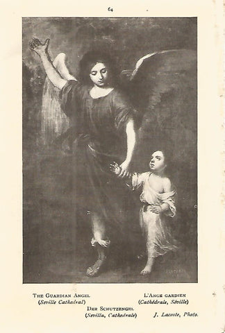 Lamina 155: MURILLO. El angel de la guarda