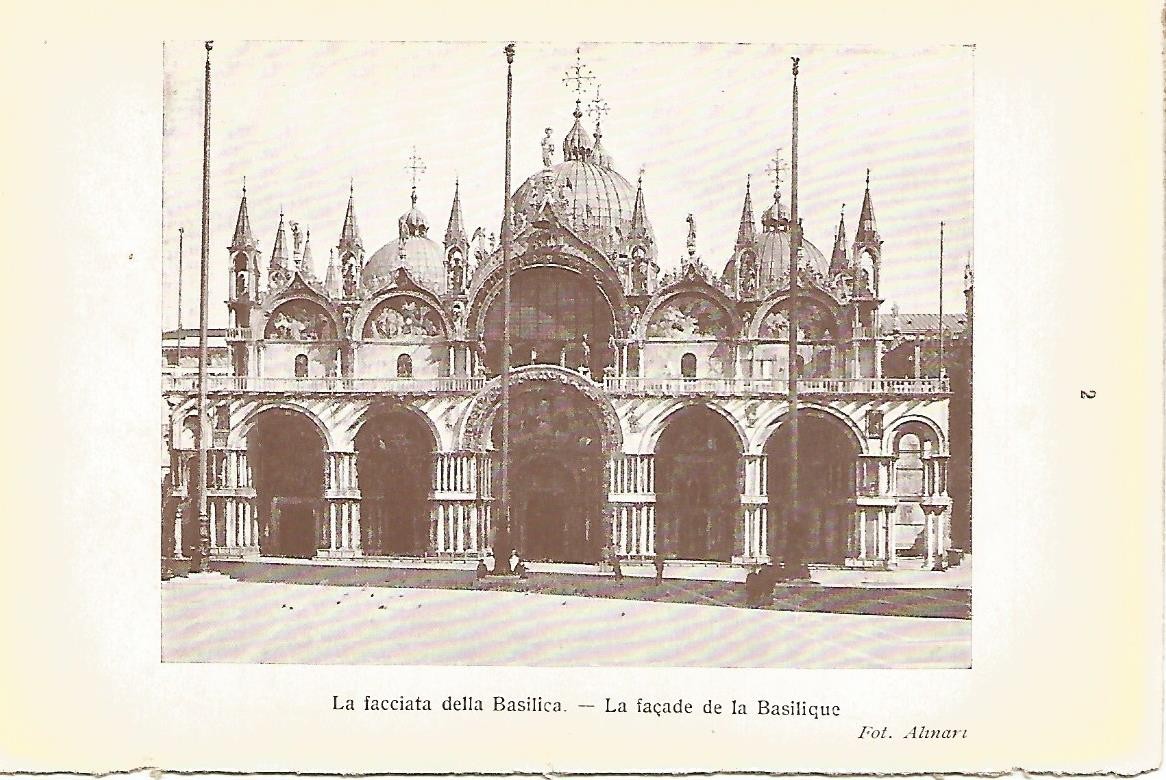 Lamina 157: VENEZIA. Basilica de San Marcos: Fachada